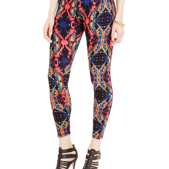 Material Girl Womens Printed Casual Leggings, Pink, Juniors, X-Small