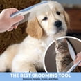 thumbnail image 7 of Metal Dog Grooming Comb | Removes Tangles & Matts | Dematting Pet Combs | Detangler For Matted Hair | Best Comb For Poodles, Goldendoodles, Doodles & Long Haired Dogs (2 PACK), 7 of 7