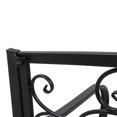 thumbnail image 5 of SalonMore Park Bench 51" Art Powder Coated Cast Iron Bench, 5 of 10