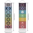 thumbnail image 1 of 2 Pack Chakra Wall Hangings Meditation Yoga Trippy Tassel Mandala Wall Hangings Bedroom Living Room Black White Chakra 130x32cm Betterlifefg, 1 of 3