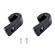 thumbnail image 1 of 1 par de ganchos J anzuelos de ganchos de con fijación, accesorios para de Canoa Kayak, negro - Con tornillos DYNWAVEMX gancho de amarre elástico de nailon, 1 of 8