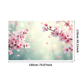 thumbnail image 3 of Floral Tulip Backdrop Banner with Spring Flowers for Garden Party Wedding Decoration Event Background Photography Prop Neon Decors Celebration, 3 of 4