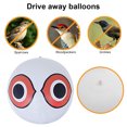 thumbnail image 3 of Inflable PVC para Ojos Repelente Pájaros Globo Pelota Playa Granja Huerto Repelente Pájaros para Asustar Pájaros (blanco) (el Blanco Incluye Adhesivo Láser Con Cordón), 3 of 9