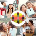 thumbnail image 5 of Wearable Blanket,Rainbow Checkered Pattern Hooded Wearable Flannel Blanket for Adults & Teens,Winter Poncho Shawl Wrap Cape Cozy Anti-Pill,50"x60", 5 of 5