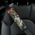 thumbnail image 4 of WYYP Flowers Car Seat Belt Pad Cover Ideal for Car Interior Accessories 1Pcs, 4 of 5