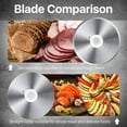 thumbnail image 3 of Replacement Blade for Electric Meat Slicer, 7.5" Stainless Steel Non-serrated Straight-edge Blade, Motorized Deli Slicer Cutter for Home Kitchen Meat, Salami, Ham, Cold Cuts, Hard Cheese, 3 of 4
