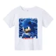 thumbnail image 3 of Nueva camiseta de dibujos animados linda de verano para niños, Sonic 2, camiseta estampada de manga corta para niñas, camiseta de algodón Sonic de manga corta, 3 of 5