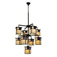 thumbnail image 4 of MEYDA 123938 32 in. W Hyde Park T Mission 9 Light Chandelier, 4 of 5