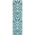thumbnail image 2 of Addison Rugs Chantille Indoor/Outdoor Transitional Floral Teal Washable Runner Rug, 2'3" x 7'6", 2 of 6