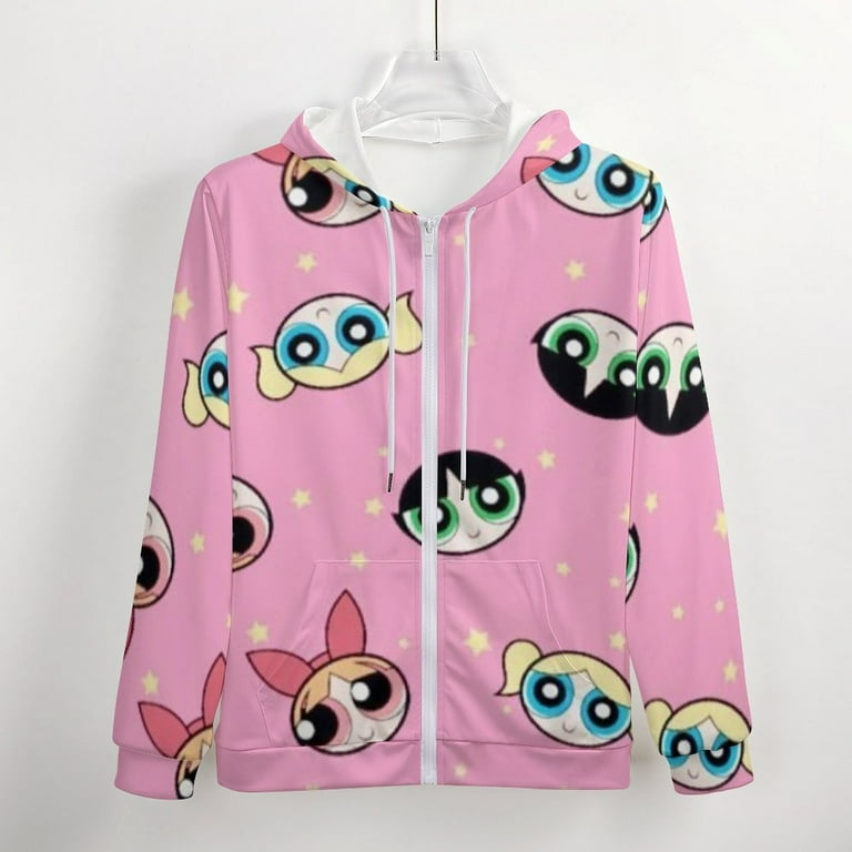 THE POWERPUFF GIRLS x NJジップアップパーカー THE POWERPUFF GIRLS x NJ ジップアップパーカー XL - メルカリ