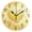 Gold, variant on Round Clock Black Clock 9.84*9.84 Inch Round Art Clock Decorative Clock Creative Clock Dual-Purpose Clock Wall Clock Clock Fashion Decoration Valentine's Day Yellow Love