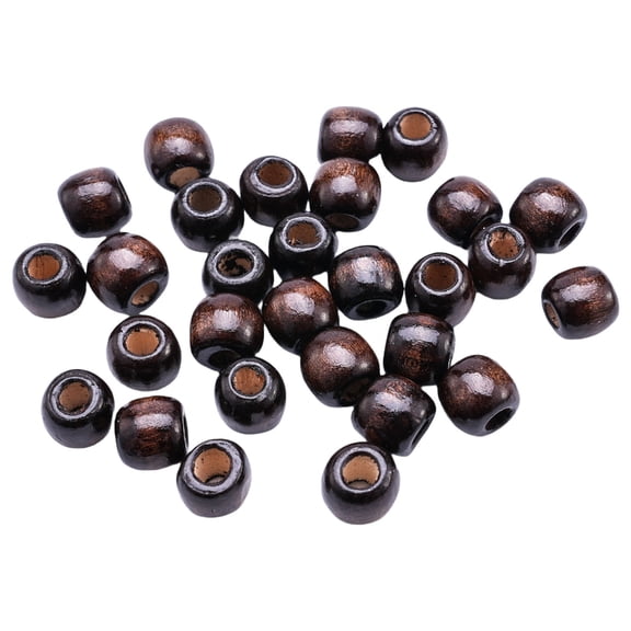 Yokua Large Hole Wood Beads Charm Dreadlock Rings Stylish Jewelry Accessories