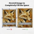 thumbnail image 3 of FLASHLUMI 32x48 Inch Geometric Abstract Fox Head Oil Painting Canvas Wall Art, Modern Wildlife Home Decor for Living Room Bedroom, 3 of 10