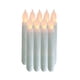 thumbnail image 3 of 12 velas LED delgadas sin llama parpadeantes para decoración del hogar, bodas, sin batería, luz blanca cálida., 3 of 7