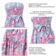 thumbnail image 5 of Vestido largo con estampado floral para mujer, vestido largo con estampado floral sin tirantes y hombros descubiertos para mujer, vestido floral sin tirant, 5 of 6