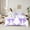 Purple, variant on Manfei Dreamy Bowknot Bed in a Bag Twin size, Yellow Pink Bedding Sets Twin Size, Princess Ribbon Reversible Bedding Twin Size, Breathable Bedroom Decorative, 7pcs