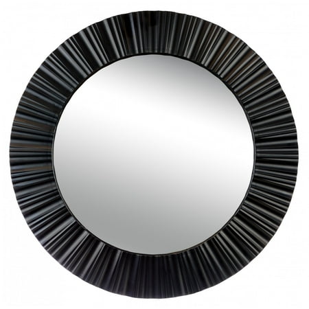 kieragrace Groove Mirror - Round, 20" Diameter, Black