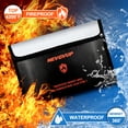 thumbnail image 6 of Diversion Book Safe with 4200°F Fireproof Money Bag and Combination Lock, 10.5" x 7.9" x 2.5" Fake Book Hidden Storage Safe, Hollow Secret Portable Metal Storage Box for Cash, Valuables, 6 of 8
