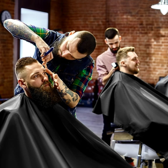 Soimiss Reusable Hair Salon Capes Fabric Easy to Clean for Adults 1Set