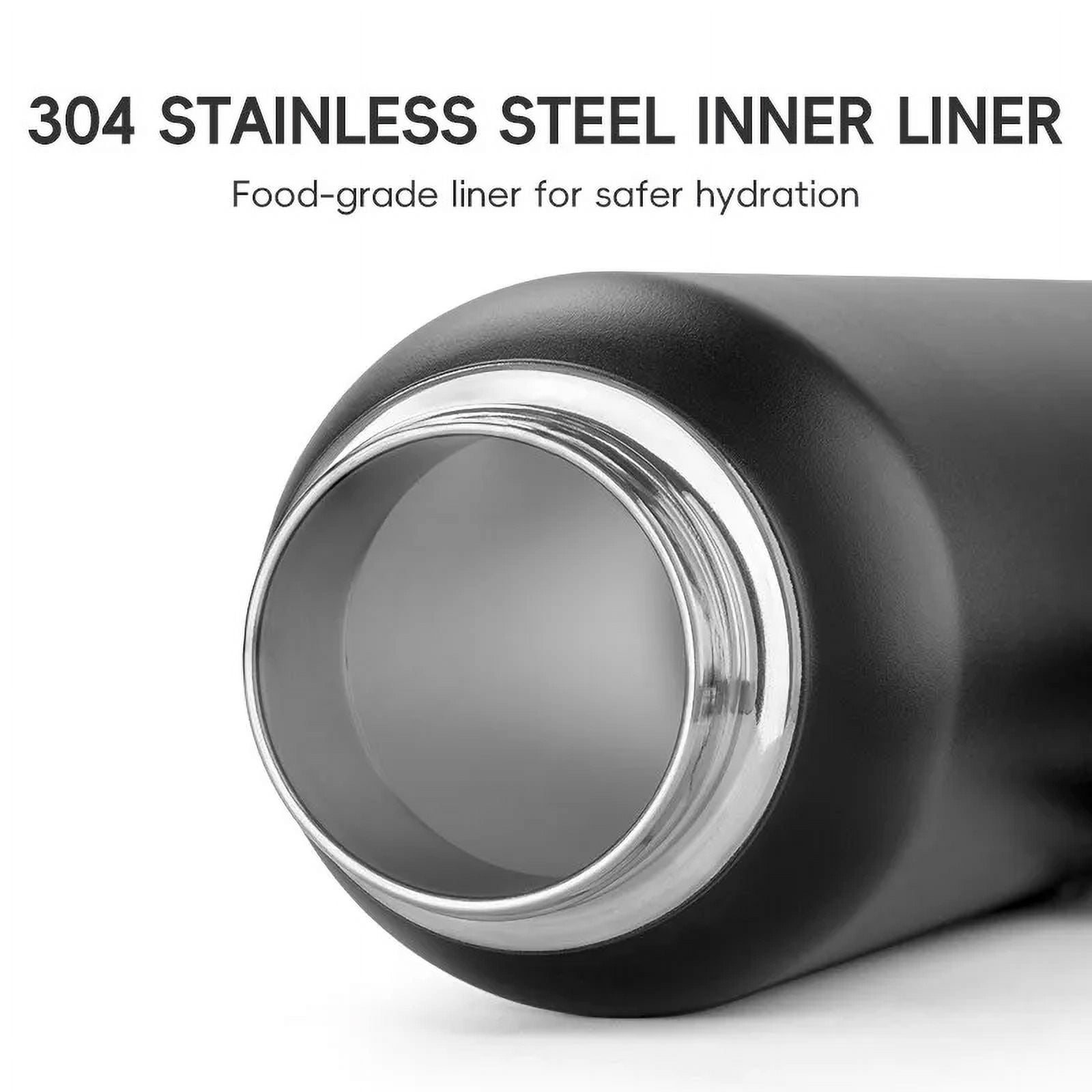 ROCKBROS Aquaflask Tumbler for Hot and Cold Water Bottle ( 18oz/ 22oz/ 32oz/ 40oz) 304 Stainless Steel Insulated Thermal Bottle for Cycling Outdoor Sports