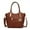 Camel, variant on Hazel Vegan Leather Women's Tote Bag, Functional Shoulder Purse Handbag by Mia K - Fuchsia