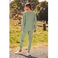 thumbnail image 2 of Conjunto Deportivo PRETTYGARDEN Otoño Mujer 2 Piezas de Punto Canalé XX-Large, 2 of 8