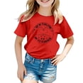 thumbnail image 1 of TZEWGL Tops For Kid Cute Short Sleeve Loose Graphic Prints Summer Clothes Clothes For Girls Boys size 8-9T, 1 of 4