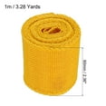 thumbnail image 2 of Unique Bargains Rouleau de Jute Filé 2,36 Pouces de Large 3,28 Verges Décoration Jaune, 2 of 6