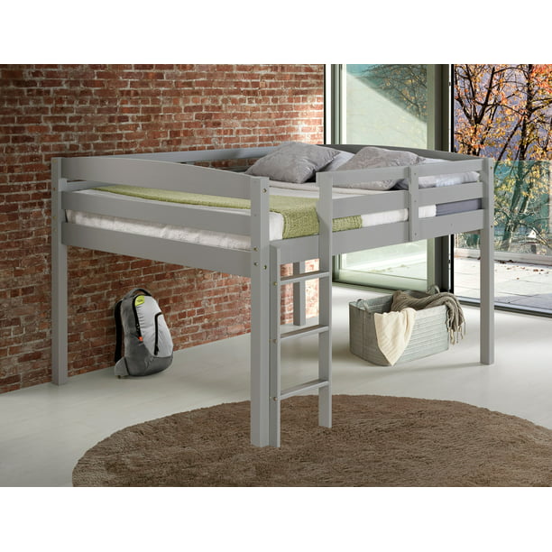 Concord Full Size Junior Loft Bed, Full Size Loft Bed Frame