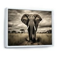 thumbnail image 2 of Designart "Africa Elephants beauty" Animals Floater Framed Canvas Print, 2 of 7