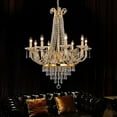 thumbnail image 2 of Warehouse of Tiffany Stavith Crystal and Metal 8-light Chandelier, 2 of 2
