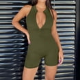 thumbnail image 5 of Cathalem Wide Leg Jumpsuits for Women One Piece Jumpsuits Seamless Tummy Control Workout Romper,AG S, 5 of 5