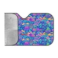 thumbnail image 2 of Bingfone Colorful Mushrooms Car Windshield Sunshade,Sun Foldable Sun Shield Sun Visor For Car - Medium, 2 of 8