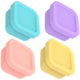 thumbnail image 1 of 4Pcs Salad Dressing Containers To Go 3oz Mini Silicone Food Storage Container with Lid Leakproof Airtight Sauce Dressing Container, 1 of 8
