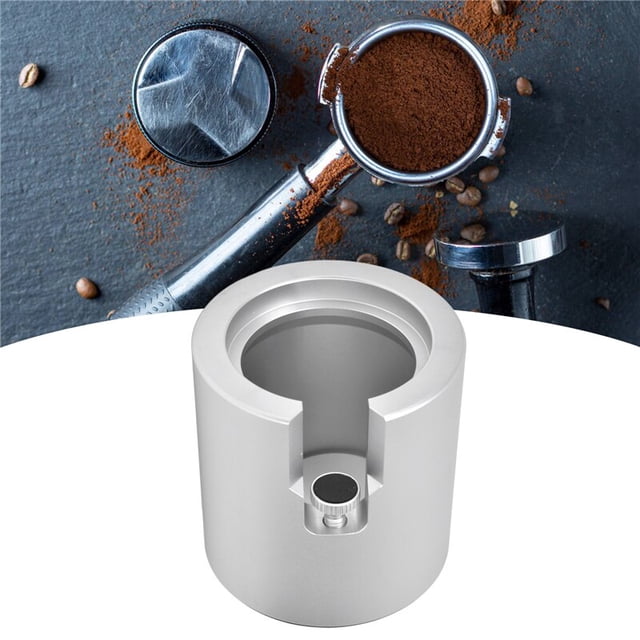 51/53/58mm Sturdy Aluminum Alloy Espresso Coffee Tamper Station Stand Base Barista Tamping Holder Seat Rack Coffee ApplianceBlack 51mmChina He Qiyong unisex