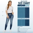 thumbnail image 5 of WallFlower Women's Carpenter Denim Low-Rise Insta Classic Juniors Jeans, 5 of 7