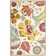 thumbnail image 2 of SAFAVIEH Four Seasons Blair Floral Runner Rug, Ivory/Grey, 2'3" x 6', 2 of 10