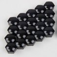 thumbnail image 1 of FUTUREORYY 40Pcs Black Plastic Hexagonal Screws for Vehicle Accessories and Dustproofing, 1 of 8