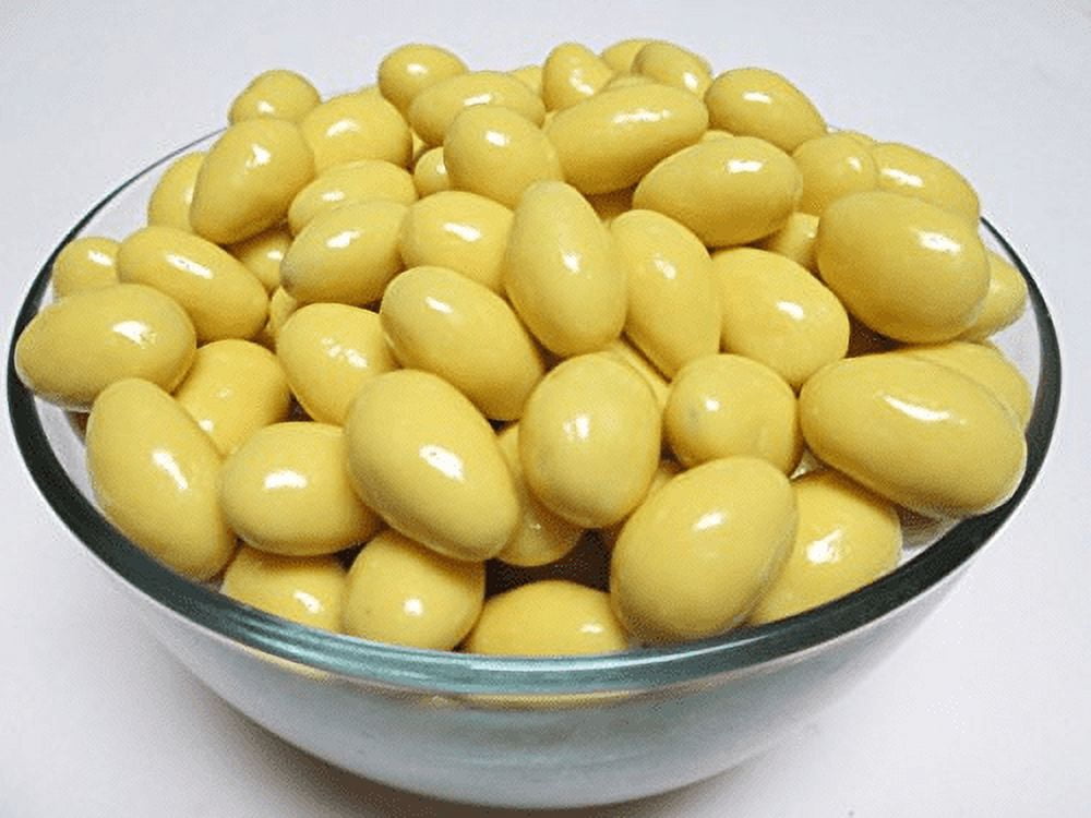 NY SPICE SHOP Lemon Creme Almonds - 3 Pound - Lemon Almonds - Flavored Almonds - Covered Almonds