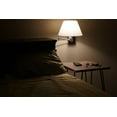 thumbnail image 7 of Revel Cambridge 13" Swing Arm Wall Lamp - Plug In/Wall Mount + White Fabric Shade, 150W 3-Way, Satin Nickel, 2-Pack, 7 of 7