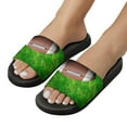 thumbnail image 5 of GZHJMY Stylish Slides for Women Men, American Football Ball on Grass Soft Flexible Slip-on Sandals Slippers, 5 of 7