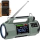 thumbnail image 1 of Radio de emergencia ZHIWHIS ZWS-908 con Bluetooth, 5000 mAh, color verde, 1 of 9