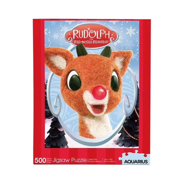 Puzle AQUARIUS Rudolph, el reno de nariz roja, 500 piezas