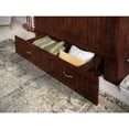 thumbnail image 6 of Pemberly Row Queen Solid Wood Murphy Bed Chest with Mattress in Walnut, 6 of 19
