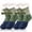 Green, variant on Loritta Women's Fuzzy Slipper Socks Winter Cozy Warm Thick Socks with Non-Slip Grippers, 2 Pairs