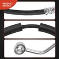 thumbnail image 5 of A-Premium Front Passenger Side Brake Hydraulic Hose Compatible with Select Jeep Models - Liberty 2002 2003 2004 2005 2006 2007 - Replace# 52128312AC, 5 of 8
