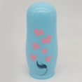 thumbnail image 3 of Milaget 6Pcs Cartoon Animal Nesting Doll Hand Painted Figurine Wooden Stacking Doll Gift, 3 of 7