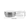 thumbnail image 2 of ELAYARD Stainless Steel Camp Cooking Pot Set for Backpacking Tools 1 Set, 2 of 8