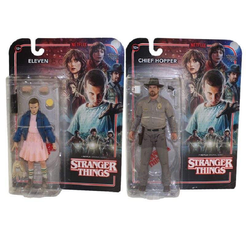 Stranger Things Eleven and Chief Hopper set of 2 McFarlane 