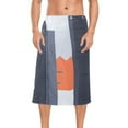 thumbnail image 6 of Owl in A Forest Men's Quick-Dry Half Towel, 60'' x 28'' Adjustable for Sauna and Swim, 6 of 7